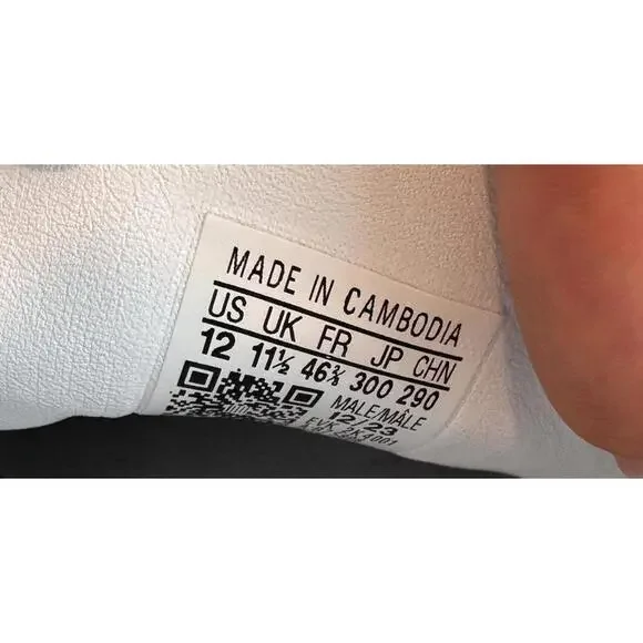 Adidas Samba OG Sneakers Cloud White Core Black Gum Size 12 - Picture 6 of 7